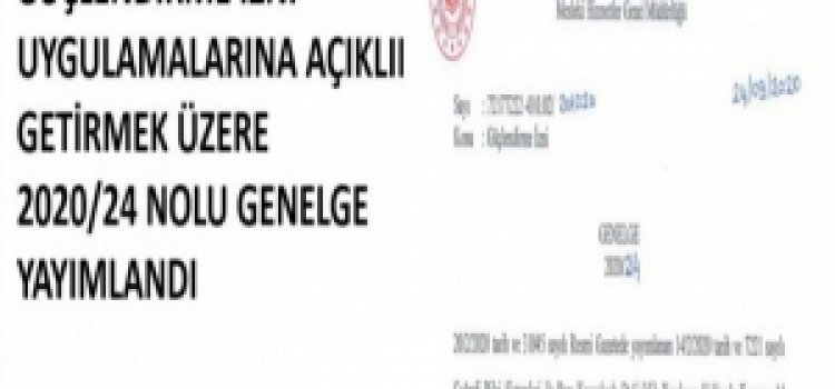 YAPI GÜÇLENDİRME İZİN GENELGESİ YAYINLANDI.